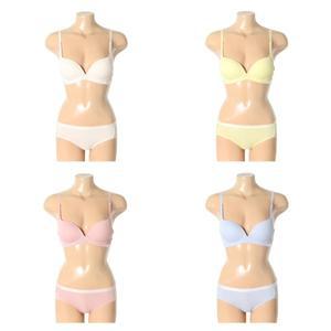[롯데백화점]휠라언더웨어 아웃핏 파스텔 노와이어브라팬티세트 BADRF2441FF