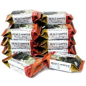 전통 재래 도시락김 5gX16봉 맛있는 어린이김 식탁김