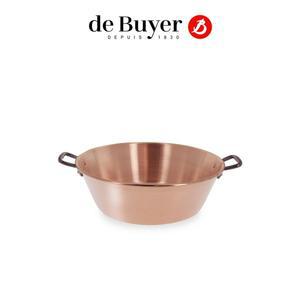 [DE BUYER]드부이에 무쇠핸들 구리 잼팟 38cm 9L 구리냄비