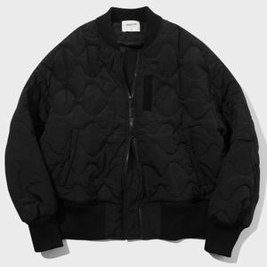 QUILTING MA-1 JAKET BLACK
