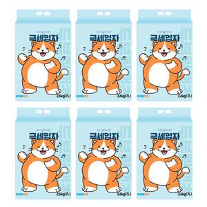 두부랑캣츠 극세입자 오리지널 2.6kgX6개 / 고양이 모래