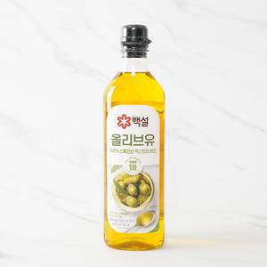 CJ 백설 100% 스페인산 압착 올리브유 900ml