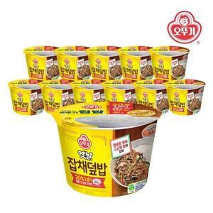 [오뚜기]맛있는 오뚜기 컵밥 옛날잡채덮밥 (중량) 236.5g x 12개[33780193]