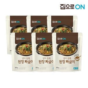 [NS홈쇼핑]집으로ON 냉이듬뿍된장짜글이 400g x 6개[34052459]
