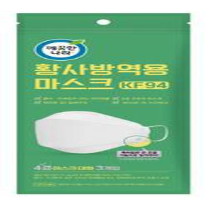 황사마스크 프라임 KF94 대형 흰색 3매*30bag