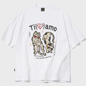 Tiamo Lovely 반팔티 화이트