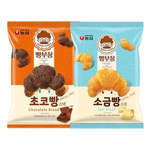 [NS홈쇼핑]농심 빵부장 초코빵 55g x 8봉 + 소금빵 55g x 8봉[33862090]