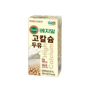 고칼슘 두유 190mlx16팩x4박스  64팩)