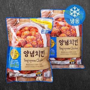 오뚜기 오즈키친 양념치킨 2봉지 (냉동), 580g, 2개 one option