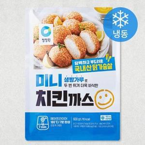 청정원 미니 치킨까스 (냉동), 600g, 1개 one option