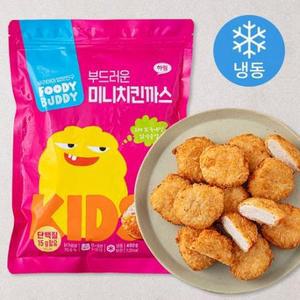 푸디버디 부드러운 미니 치킨까스 (냉동), 480g, 1개 one option