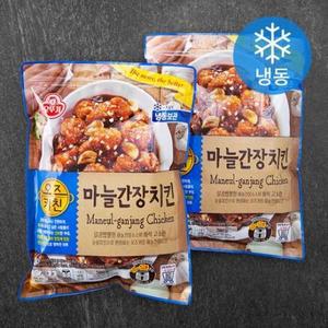 오뚜기 오즈키친 마늘간장치킨 2봉지 (냉동), 580g, 2개 one option