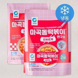 청정원 마곡동 떡볶이 연구소 모짜로제 (냉동), 365g, 2개 one option