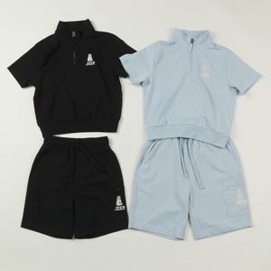 [롯데백화점]지프 곰 자수 반넥 반팔 맨투맨세트  KP2TSU165-SET