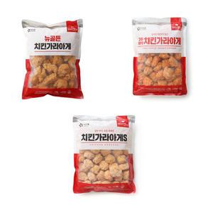 아워홈 뉴골든치킨가라아게 1kg 고추바삭 가라아게S 3종 골라담기