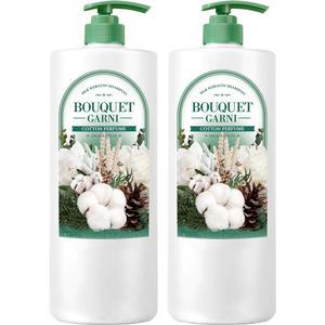 부케가르니 실크 케라틴 샴푸 코튼퍼퓸, 1500ml, 2개