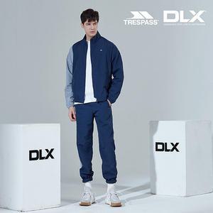 트레스패스 DLX 남성 컬러 배색 경량 트랙수트 2종세트 네이비