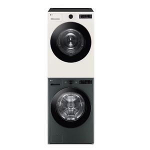 [LG] 트롬세트 오브제컬렉션 + 건조기 + 스태킹키트 KFG21GN-9EN (세탁FG21GN+건조RG19EN)