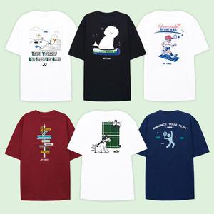 요넥스 YONEX-243TS040U 남여공용 데일리 오버핏 반팔 티셔츠
