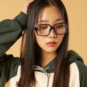 [KOLEAT]WOMEN 빅 뿔테 블루라이트 차단 안경 라운드 다각 글라스 [GGBK]
