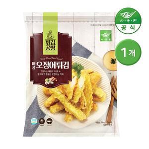 사옹원 튀김공방 매콤 오징어튀김 350g 1개