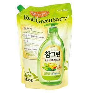 [기타]CJ 참그린 주방세제 리필 1.2kg