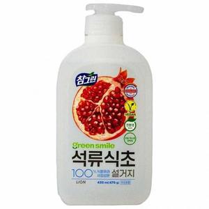 [기타]라이온 참그린 석류식초 설거지 450ml