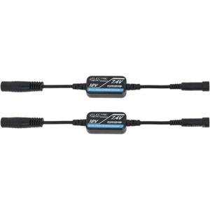 [기타]코미네 EK314 글러브 컨버터 12V - 7.4V 오토바이 열선장갑 전원 코드 커