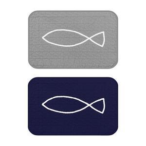 모노피쉬퀼트 순면 미끄럼방지발매트 욕실매트 화장실