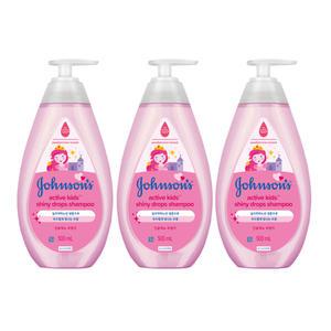 존슨즈 액티브 키즈 샤이니 샴푸 500ml X3개