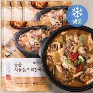 곰곰 차돌듬뿍 된장찌개 (냉동), 500g, 4개 one option