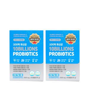 GNM자연의품격 100억 프로바이오틱스 500mg x 60캡슐 2개 / qnc
