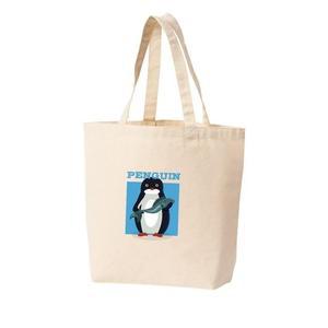 [라일리] Rly 에코백 펭귄 생선 penguin 물고기 fish 신선해요 생선