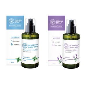 더허브샵 쿨링스프레이 150ml/200ml 아로마힐링 스프레이 휴대용 식물성분 오일함유 1개압 옵션선택