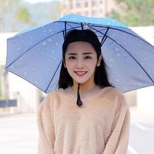 [기타]우산용품 모자 쓰는 우산 가리개 머리에 낚시 햇빛 (WFGP6TQ)