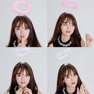 [BZJLMHF7_51IP]원형 할로윈머리띠 파티행사장식 생일