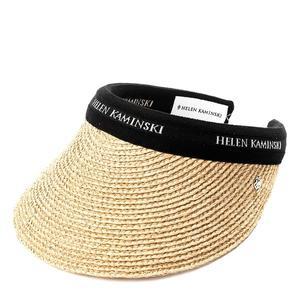 [헬렌카민스키]  여성 비앙카 썬캡 모자 (50265 BIANCA NATURAL BLK LOGO) 24FW