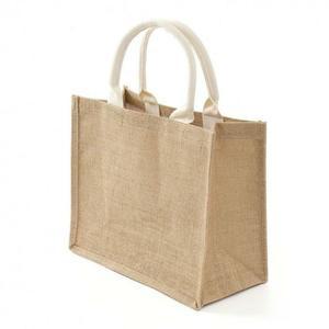 [라일리] Rly 에코 린넨 가방31x27cm 화이트손잡이