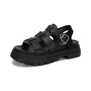 청키 플랫폼 샌달 Black 5cm