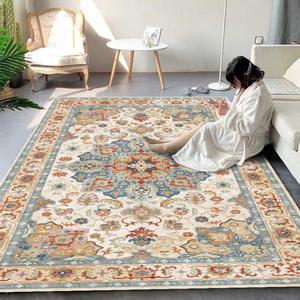 80X120CM 사계절 아메리칸 양탄자 카페트 01 거실러그 양털 거실 인도산