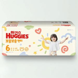 하기스 보송보송 기저귀 팬티형 기저귀 공용 6단계 × 120매