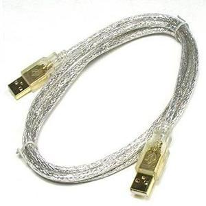 [셀러허브 패션][JHQS8KED_52BH]USB 고급형 케이블(A A) 1.8m 투명 골드