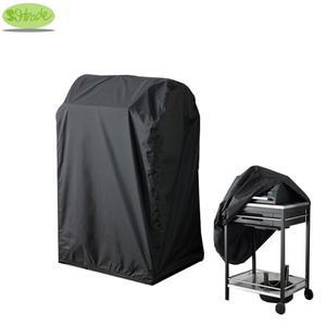 블랙 바베큐 커버 72x52x110H 완벽방수 옥스포드 그릴 맞춤형 야외 가구 강력한 보호