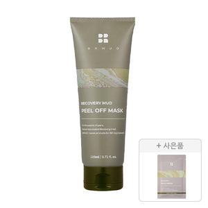 비알머드 리커버리 머드 필오프 마스크, 110ml, 1개 + 증정( 리커버리 머드 마스크, 9ml, 1개 )