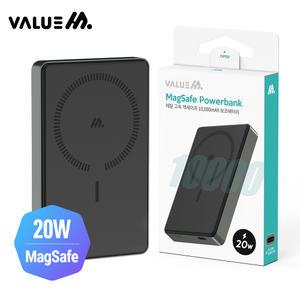 밸류엠 20W 메탈 맥세이프 고속충전 보조배터리 10000mAh