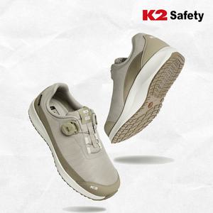 [K2]케이투 세이프티 코듀라 메쉬 LT-121 BE 세제1등급 미끄럼방지 다이얼 경량 작업화