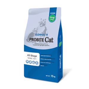 프로바이트캣 15kg+츄르60g추가구성/기호성좋은대용량사료/길냥이