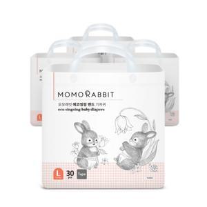 모모래빗 에코씽씽 안심 샘방지 밴드형 아기기저귀 아동공용 대형(L) 120매