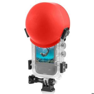 Insta360 X3X4 용 보이지 않는 다이브 케이스 렌즈 가드 실리콘 보호 커버 Pleochroic 렌즈 캡 액션 카메라