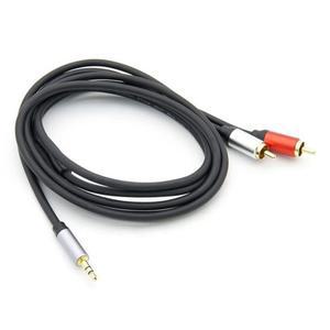 스테레오 RCA 케이블 2선 AUX 3극 24K Gold 1.8M